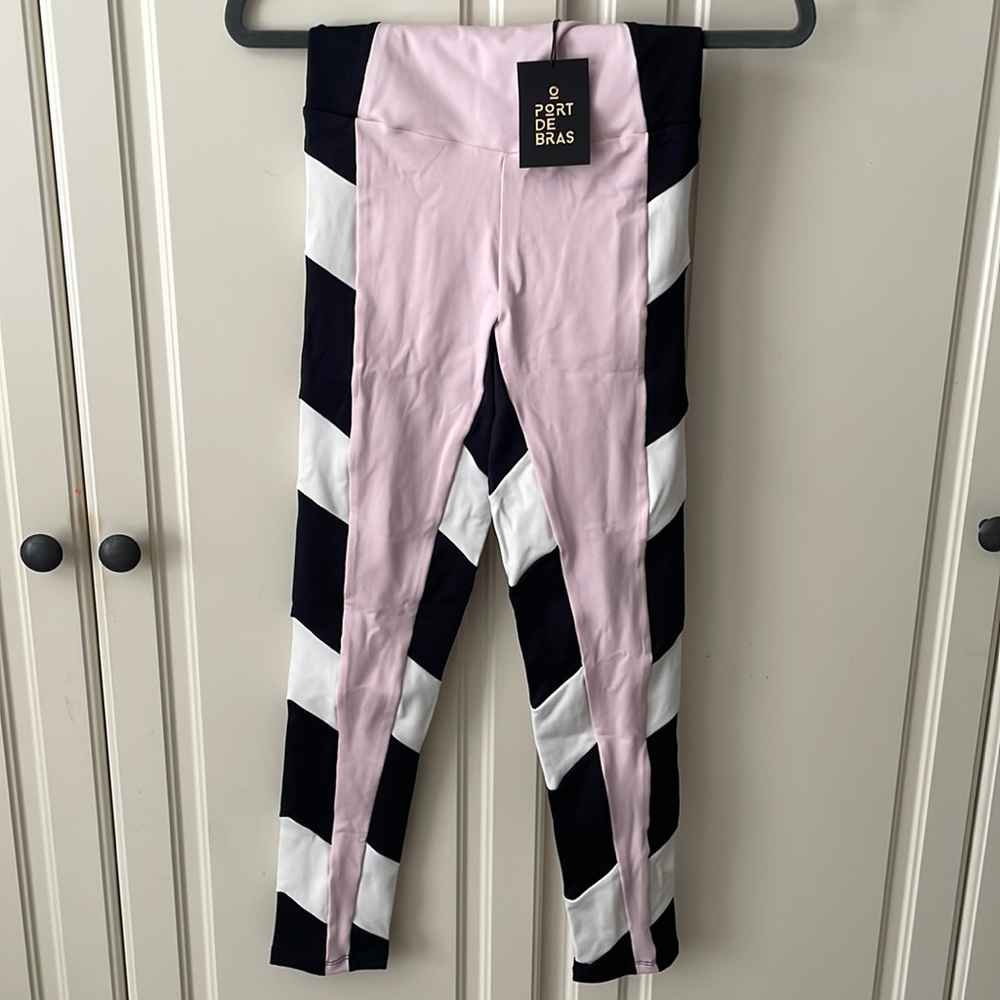 Port De Bras leggings pink, black and white - brand new, never worn with tags